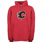 Men's Calgary Flames Primary Logo Hooded Sweatshirt,baseball caps,new era cap wholesale,wholesale hats